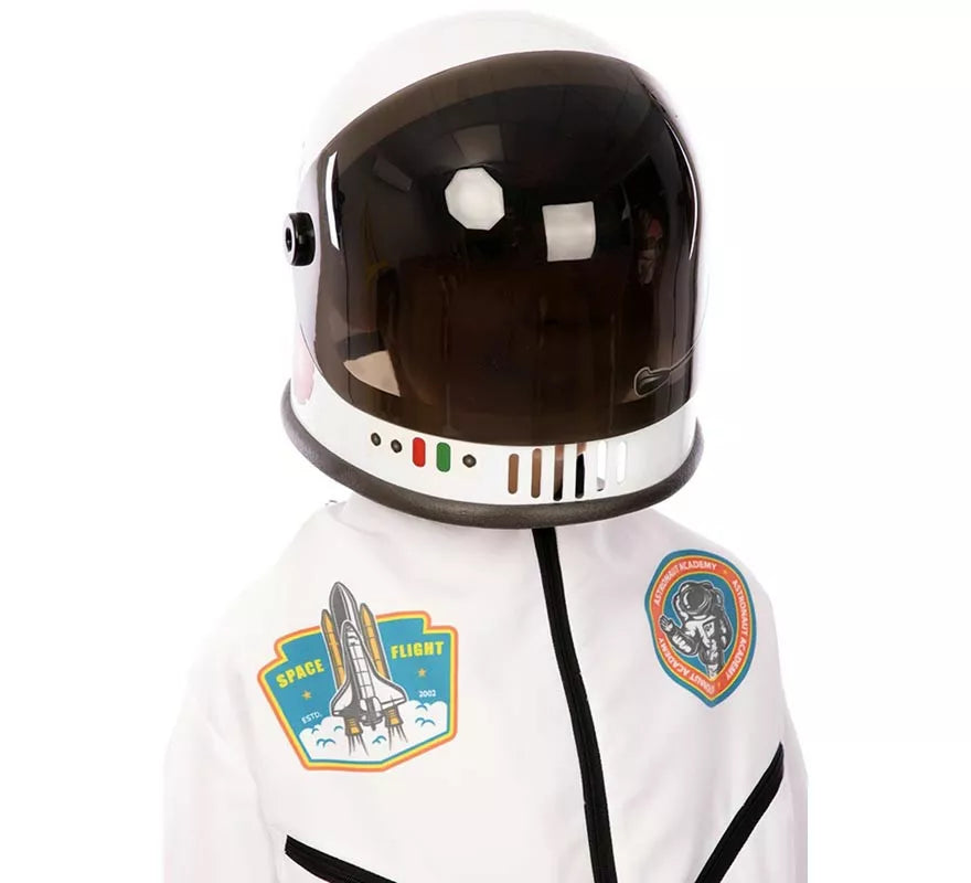 Translation missing: es.Casco de Astronauta negro y blanco infantil de 21x23x22 cm