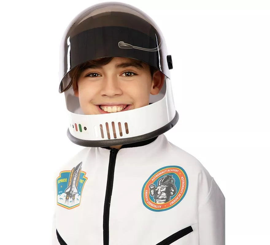 Translation missing: es.Casco de Astronauta negro y blanco infantil de 21x23x22 cm