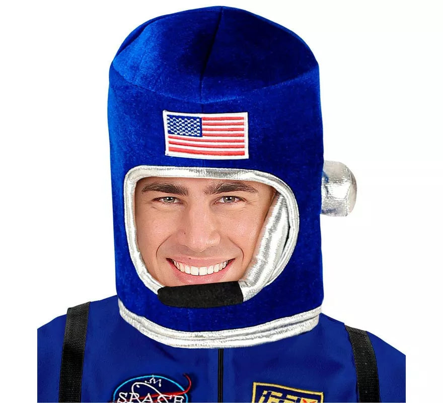 Translation missing: es.Casco de Astronauta Space azul para adulto