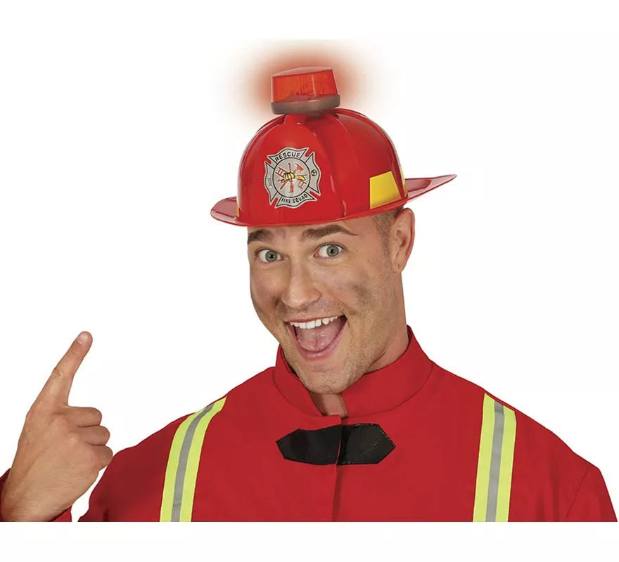 Translation missing: es.Casco de Bombero con sirena, luz y sonido