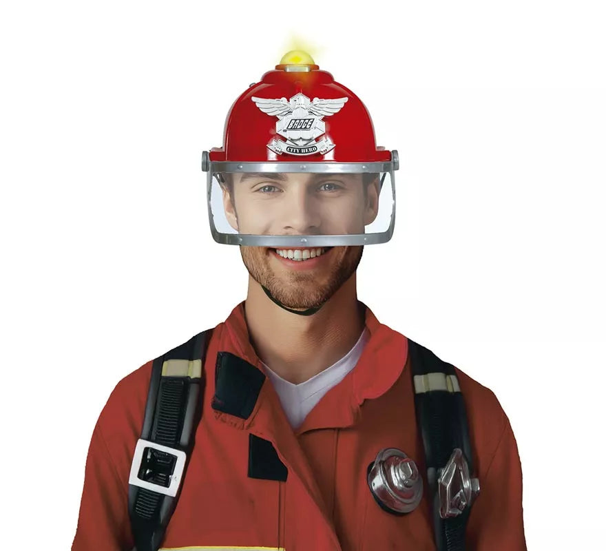 Translation missing: it.Casco de Bombero con Sirena y Luz