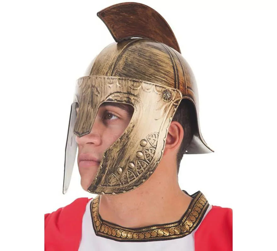 Translation missing: it.Casco de Centurión Romano Dorado