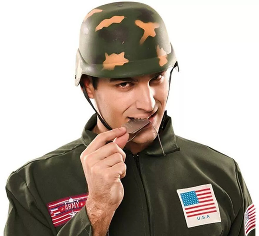 Translation missing: it.Casco de Militar con camuflaje