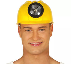 Casco operaio con luce