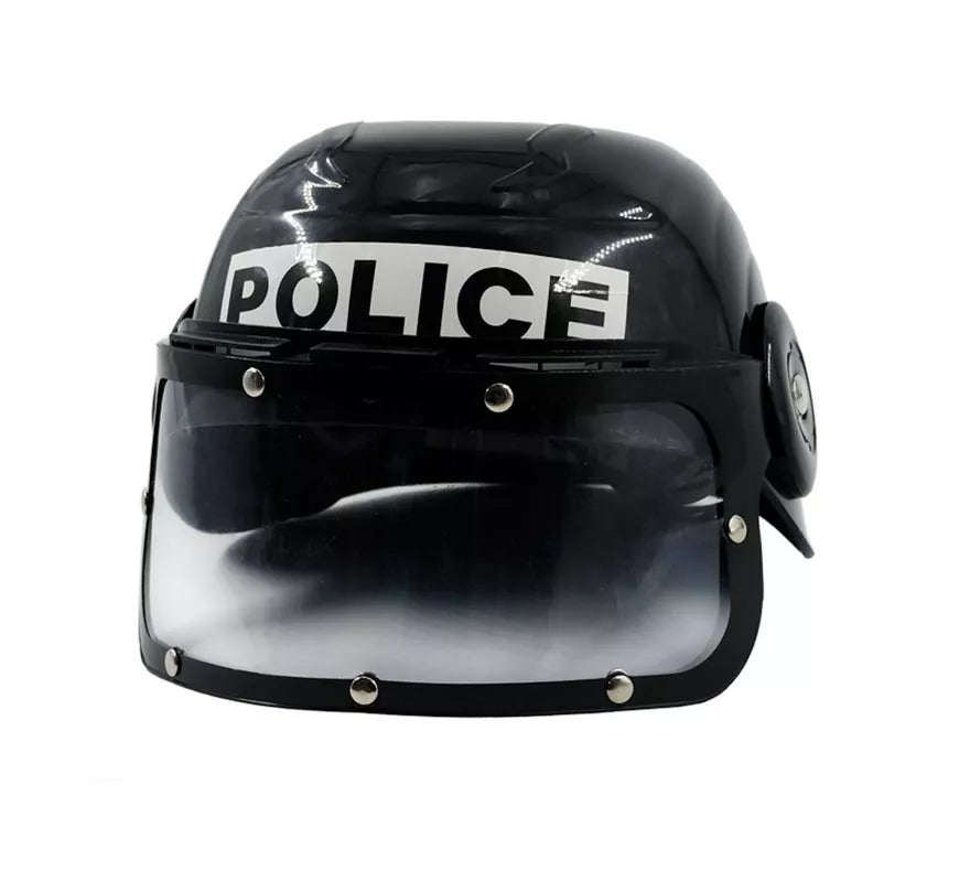Translation missing: es.Casco de Policía antidisturbios negro