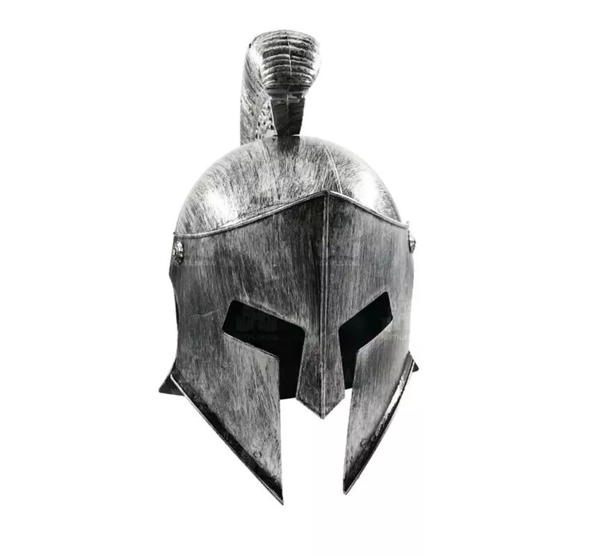 Casco de Soldado Griego plateado