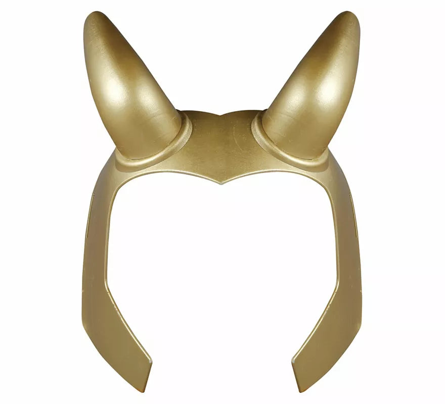 Translation missing: es.Casco de Superhéroe Dorado con Cuernos