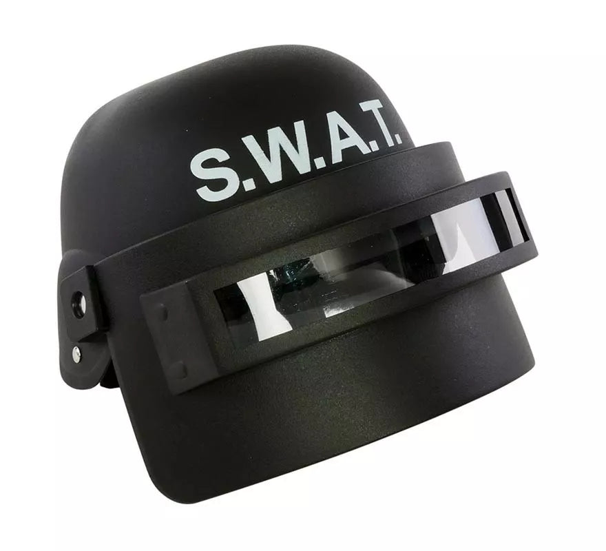 Translation missing: it.Casco de Swat negro adulto