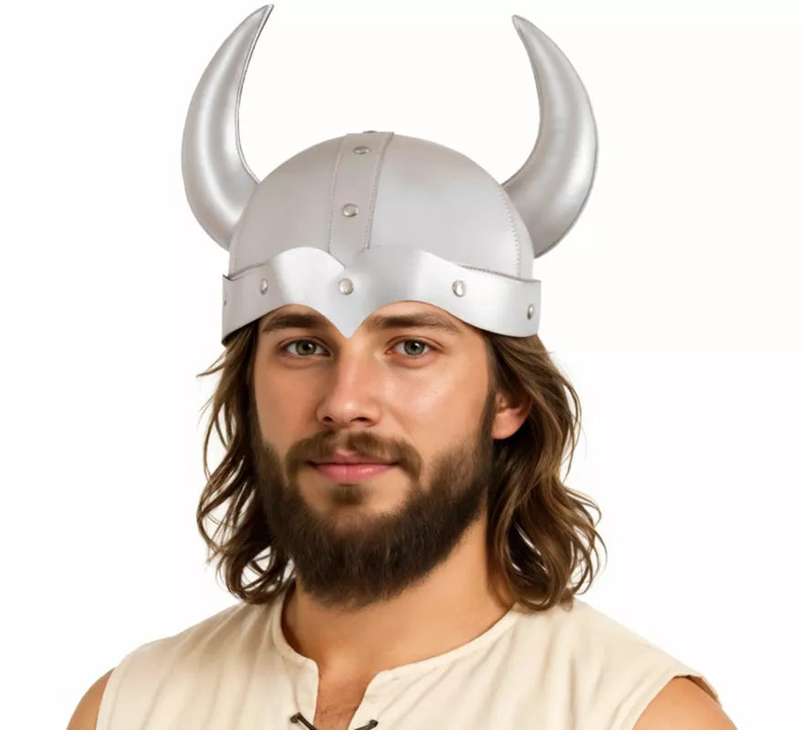 Translation missing: it.Casco de Vikingo plateado