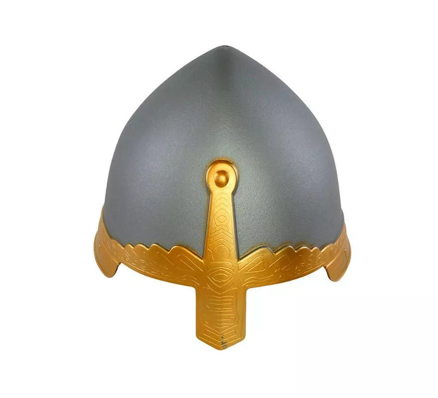 Translation missing: es.Casco gris Medieval de Guerrero