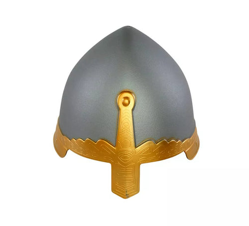 Casco gris Medieval de Guerrero