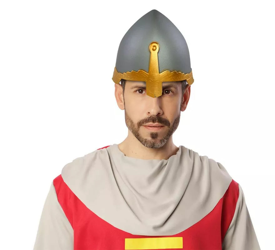 Translation missing: it.Casco gris Medieval de Guerrero