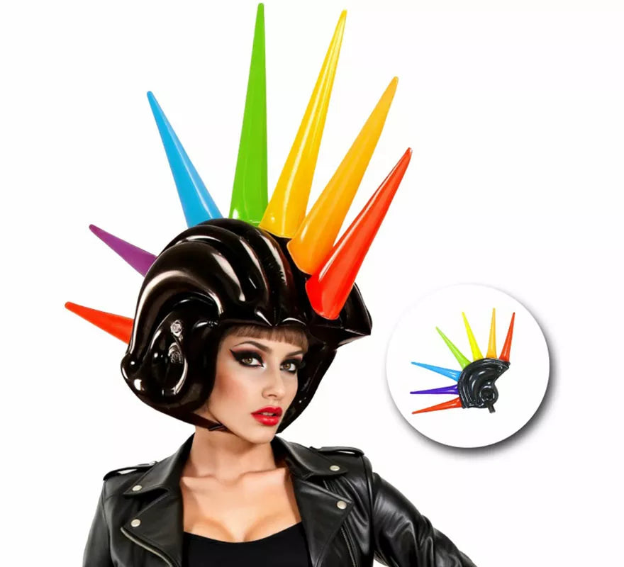Translation missing: it.Casco Hinchable Punk con Pinchos de 90 cm