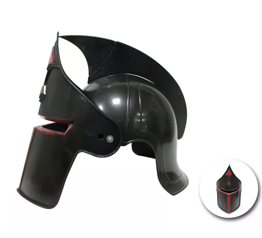 Translation missing: it.Casco Medieval negro completo