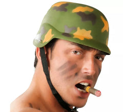 Casco Militar con cuerda