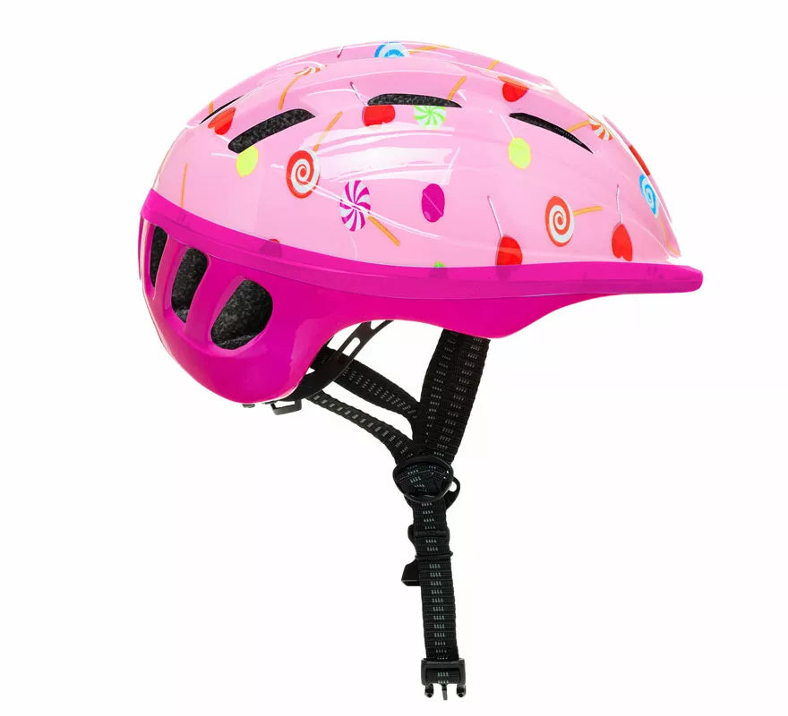 Casco Moltó rosa para niña