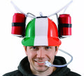 Casco para Bebida con Bandera de Italia