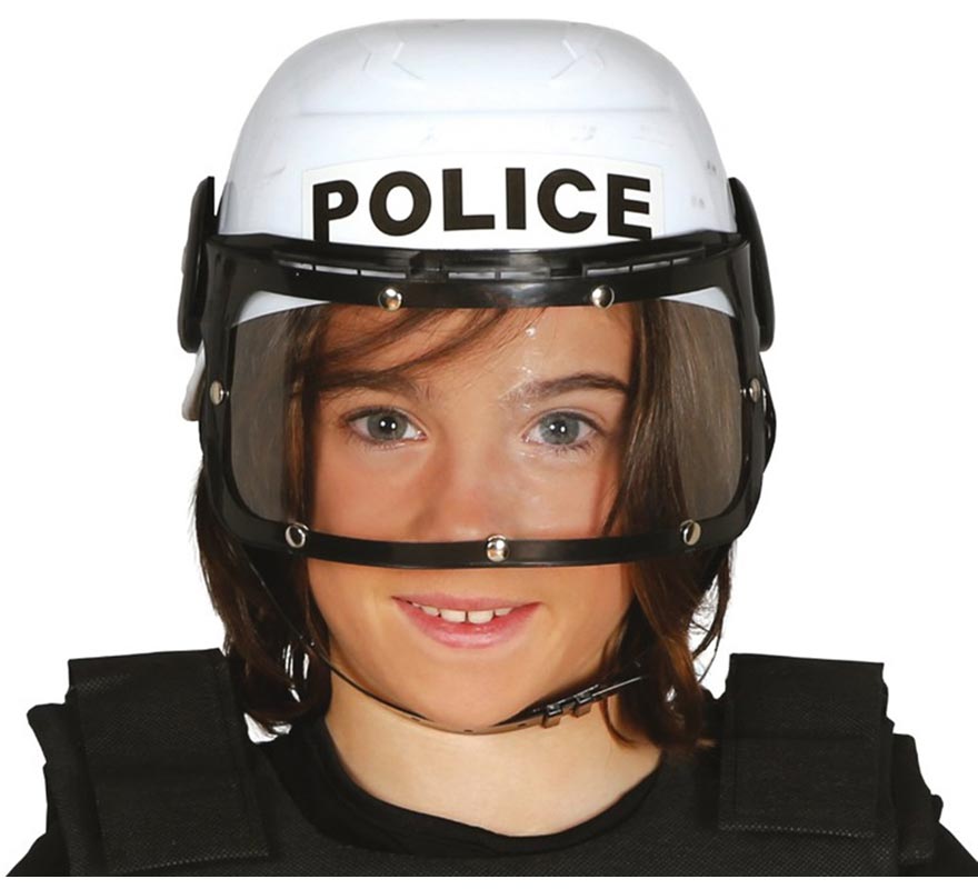Translation missing: it.Casco Policía con visera