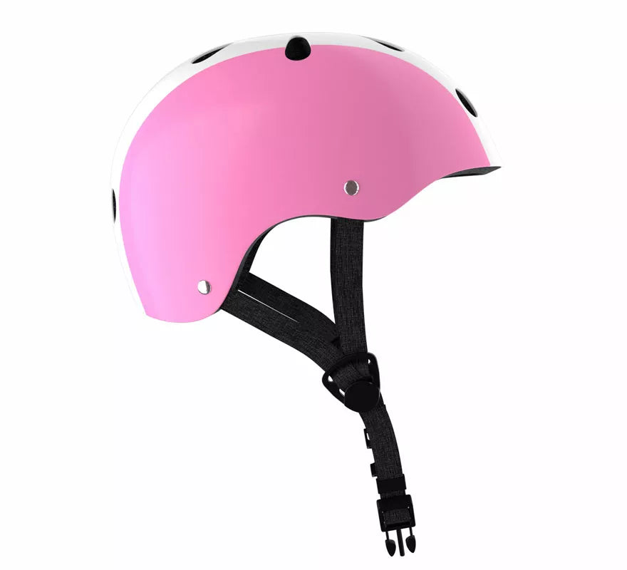 Casco rosa para niña