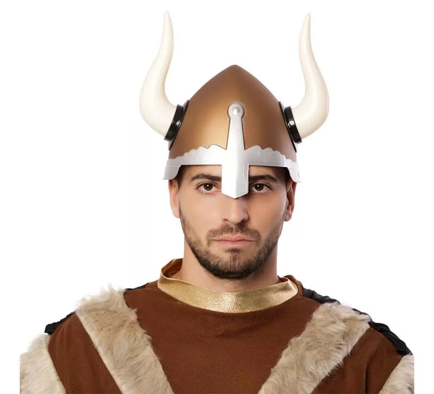 Translation missing: it.Casco Vikingo Deluxe con cuernos