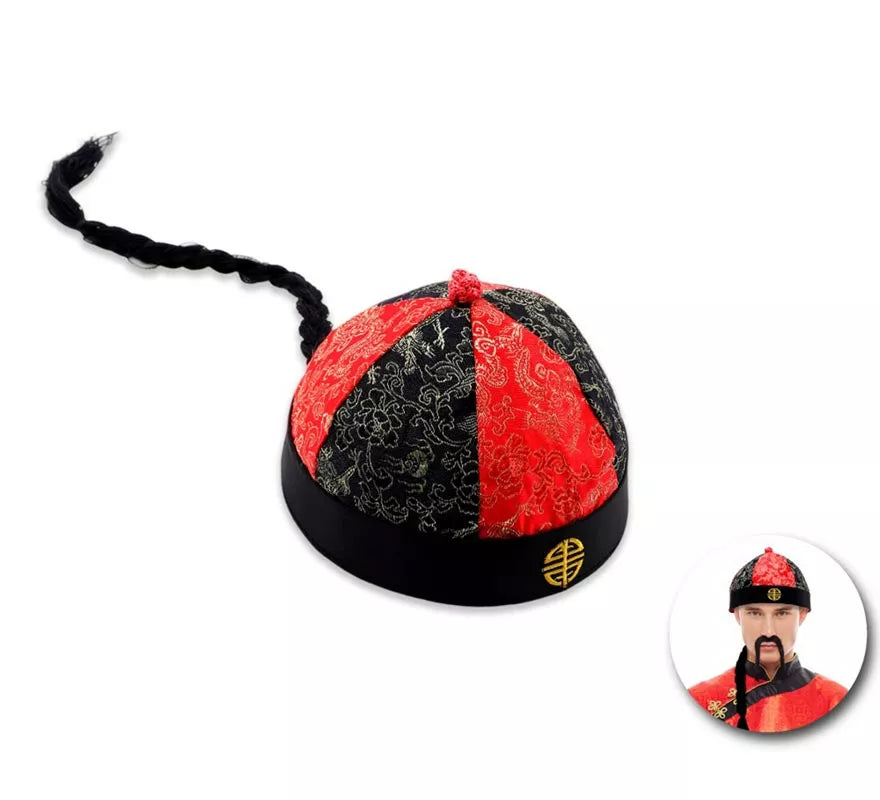 Translation missing: it.Casquete Chino con Coleta negra