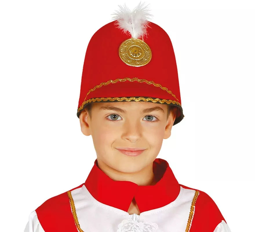 Translation missing: es.Casquete de Majorette rojo infantil