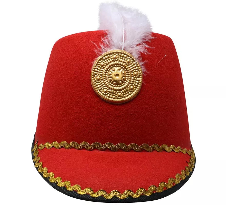 Translation missing: it.Casquete de Majorette rojo infantil