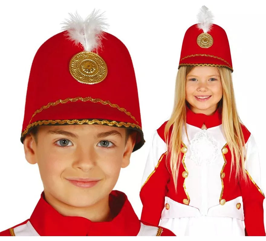 Translation missing: es.Casquete de Majorette rojo infantil