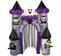 Castillo Auto Hinchable de Halloween con LEDs de 270 cm