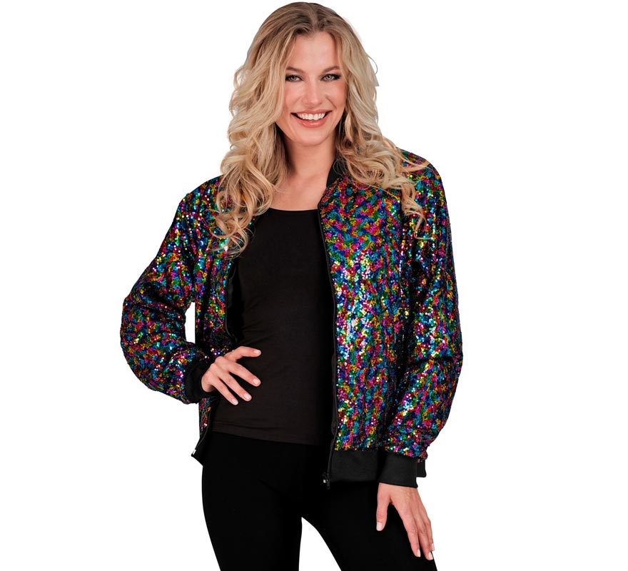 Translation missing: it.Cazadora Bomber Party Fashion multicolor para adulto