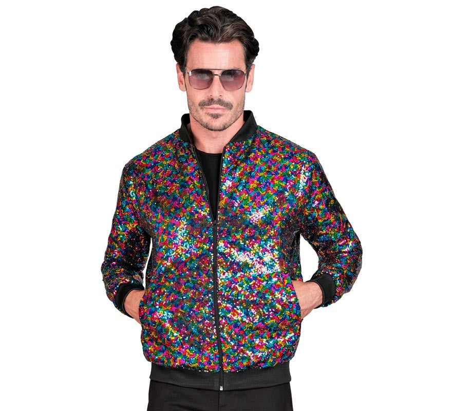 Translation missing: it.Cazadora Bomber Party Fashion multicolor para adulto
