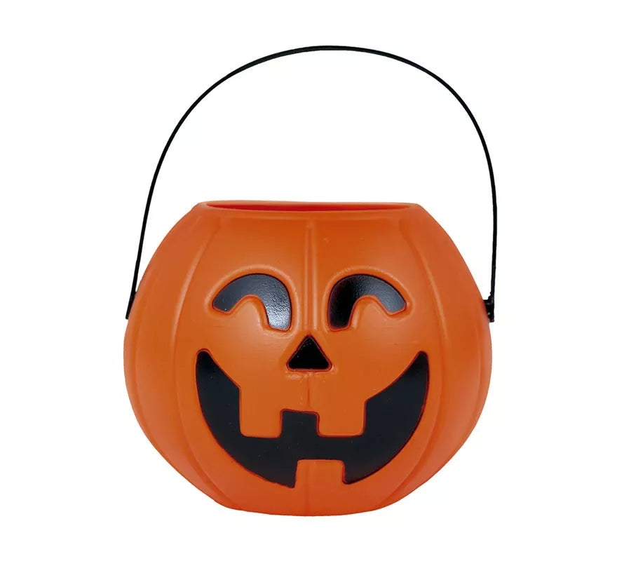 Translation missing: it.Cesta Calabaza 11 cm de plástico para Halloween