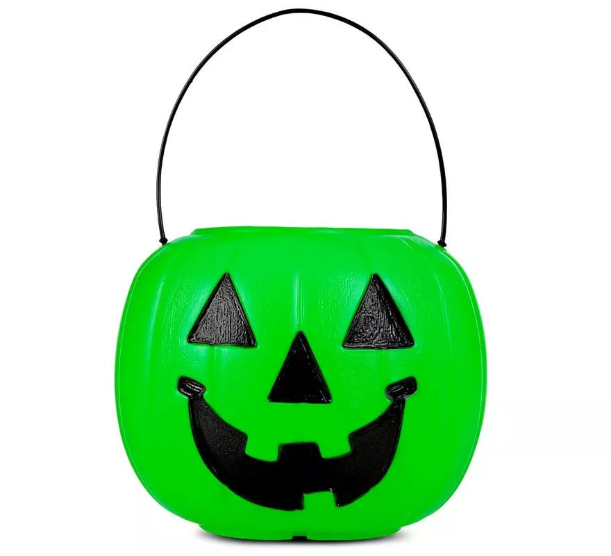 Translation missing: es.Cesta de Calabaza verde con asa de 21,6x21,6x30,5 cm