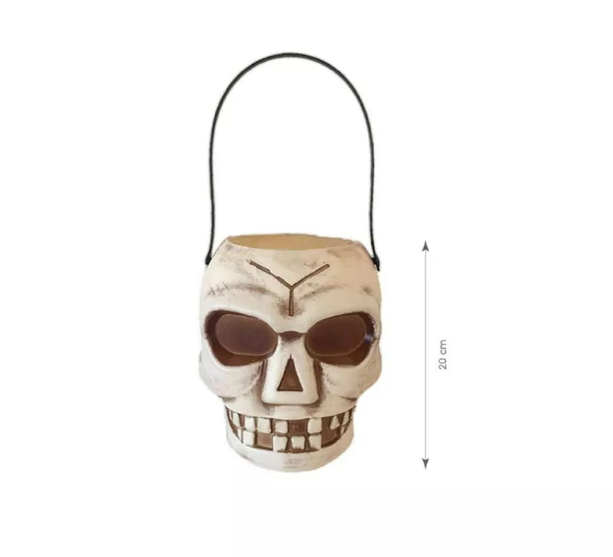 Translation missing: es.Cesta de Calavera Marfil de 20 cm