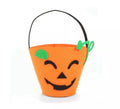 Cesta para dulces Happy Calabaza de fieltro de 14,5x10 cm