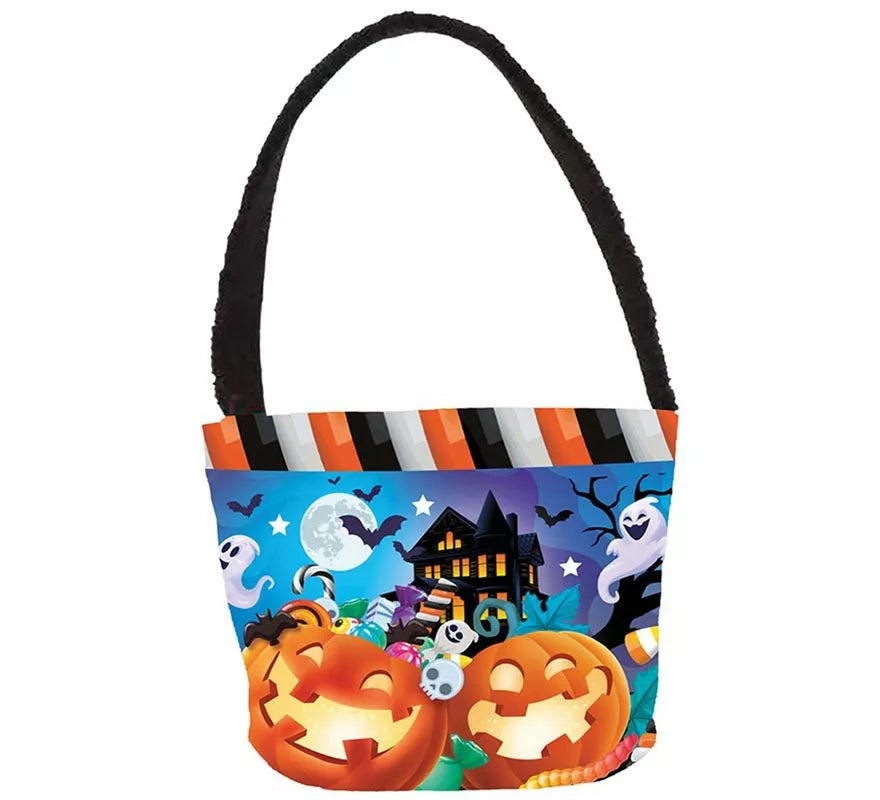 Translation missing: it.Cesto multicolor Calabazas y Fantasmas 30x15 cm