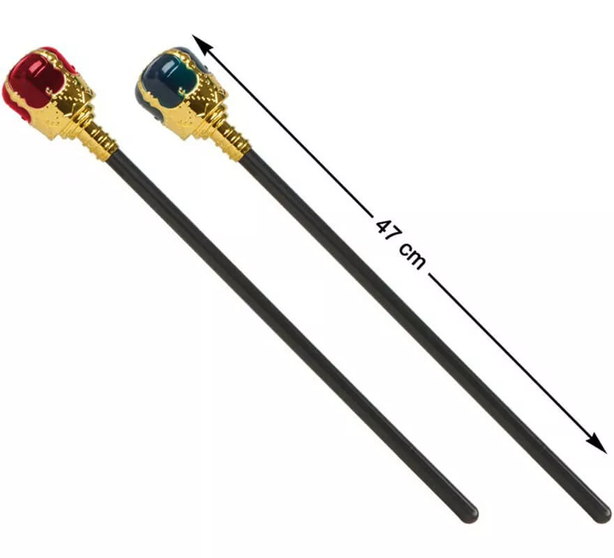 Translation missing: es.Cetro de Rey en 2 colores surtidos 47 cm