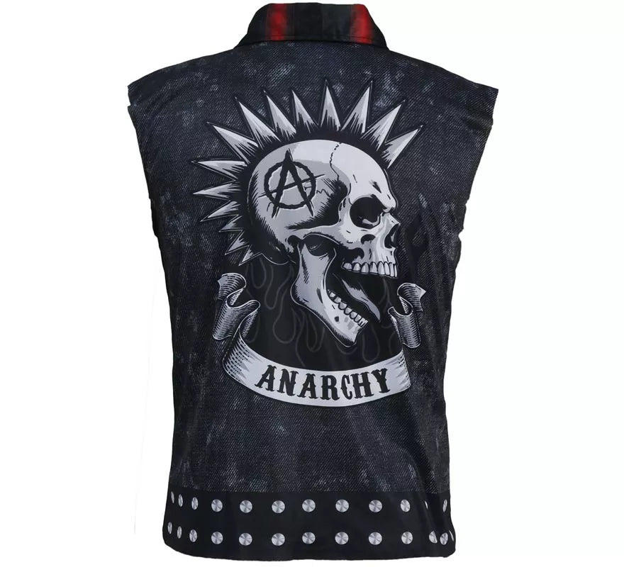 Chaleco Anarchy Punk para hombre