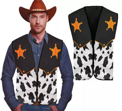 Chaleco Cowboy Sheriff para adultos