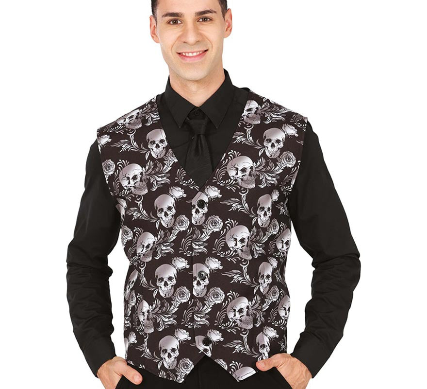 Translation missing: it.Chaleco de Calaveras para hombre