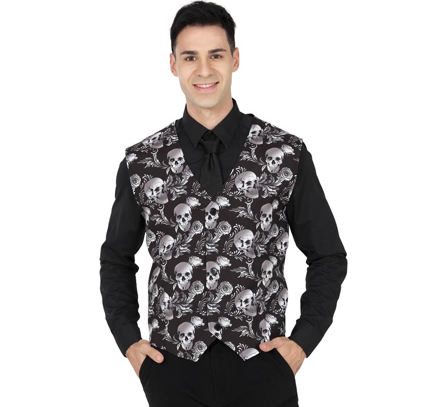 Translation missing: it.Chaleco de Calaveras para hombre