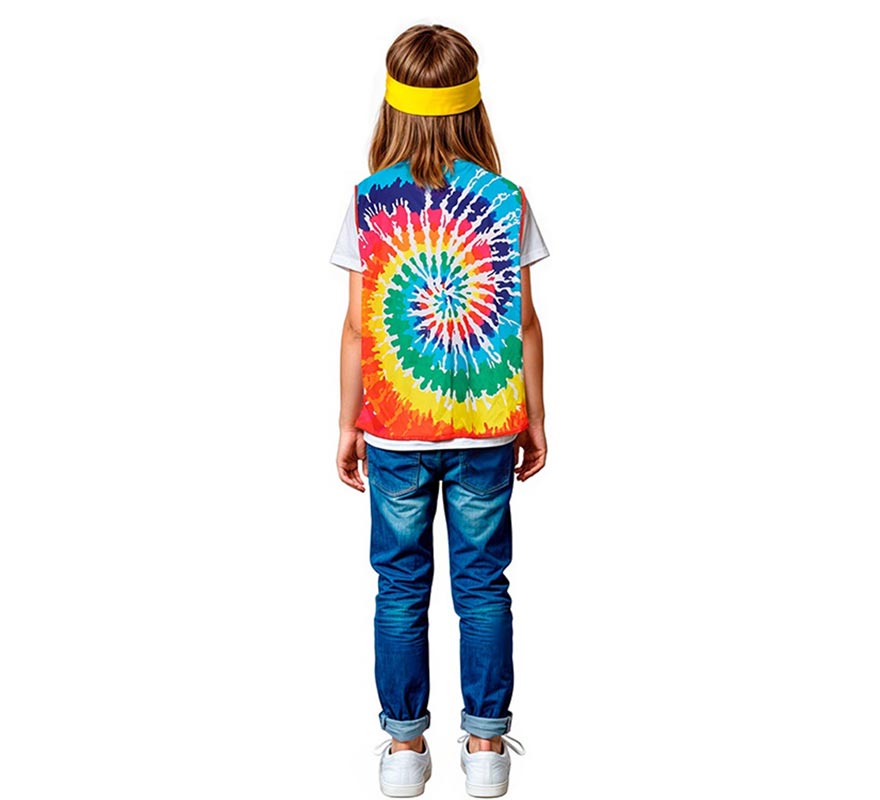 Translation missing: it.Chaleco de Hippie círculos multicolor infantil