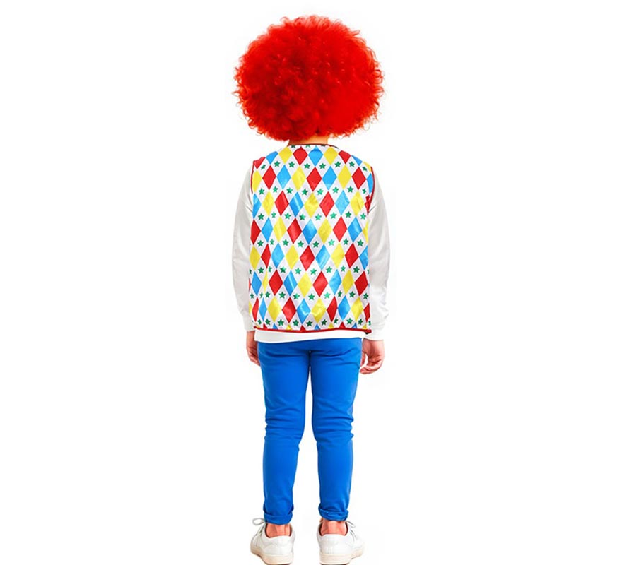 Translation missing: it.Chaleco de Payaso rombos y estrellas infantil