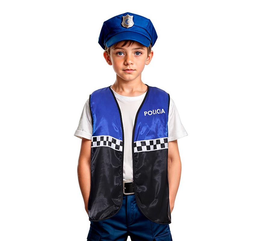 Translation missing: es.Chaleco de Policía a cuadros infantil en varios colores