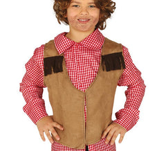 Chaleco de Vaquero o Indio Infantil