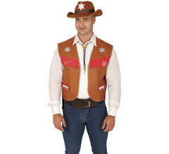 Chaleco de Vaquero para adulto 2 surtidos