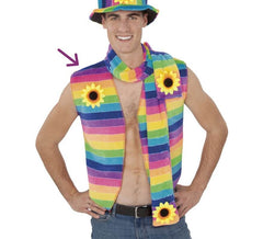 Gilet Hippie Arcobaleno