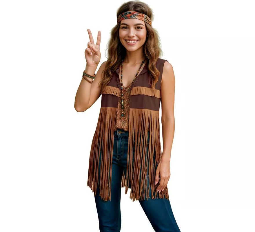 Translation missing: it.Chaleco Hippie con Flecos para mujer
