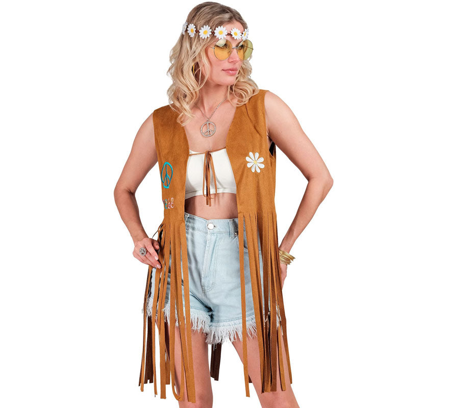 Translation missing: es.Chaleco Hippie de la Paz para mujer