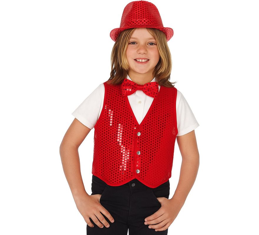 Chaleco Lentejuelas en varios colores para niños